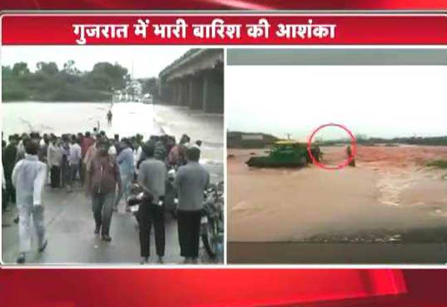 भारी बारिश से गुजरात और राजस्थान बेहाल!