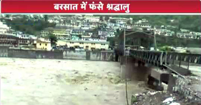 उत्तरकाशी में भारी बारिश