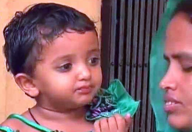 हादसे में बची बच्ची जोया