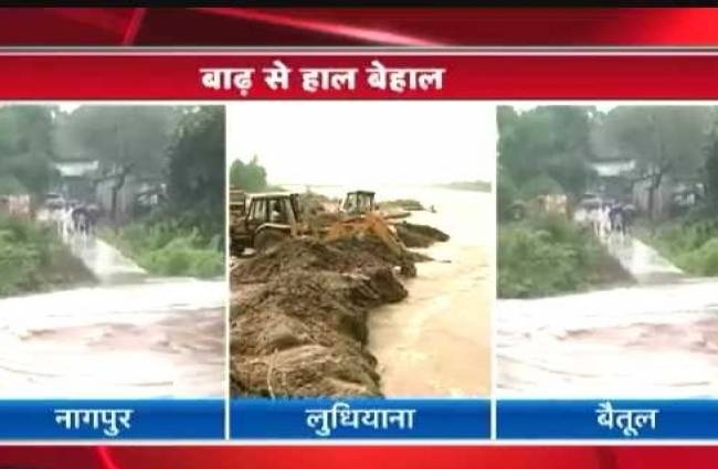 बाढ़ से बेहाल भारत के कई हिस्से