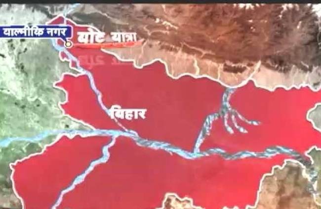 वाल्मीकि नगर में बोट यात्रा