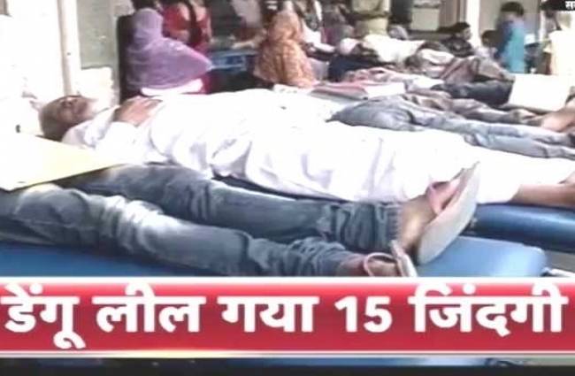 डेंगू की वजह से 15 मौतें