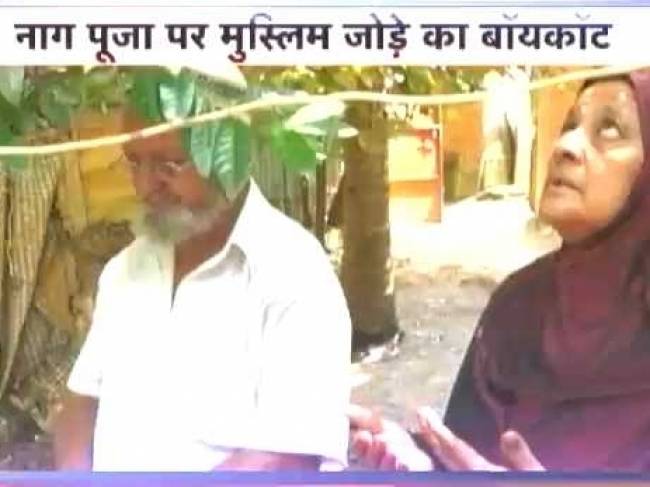 नाग पूजा पर मुस्लिम जोड़े के खिलाफ फतवा