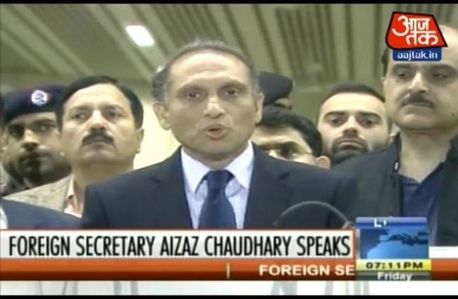 मोदी-शरीफ की मुलाकात पर पाक फॉरेन सेक्रेटरी का बयान