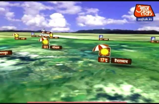 वेदर रिपोर्ट: दिन भर के मौसम का मिजाज