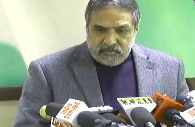 कांग्रेस प्रवक्ता आनंद शर्मा