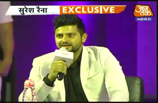 एसआरसीसी में सुरेश रैना ने गाया गाना