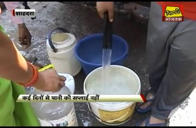 राजधानी दिल्ली में पानी की किल्लत बरकरार