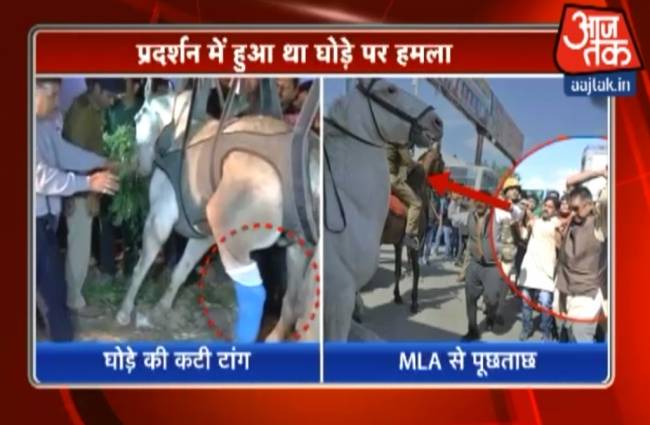 शक्तिमान की टांग काटी गई