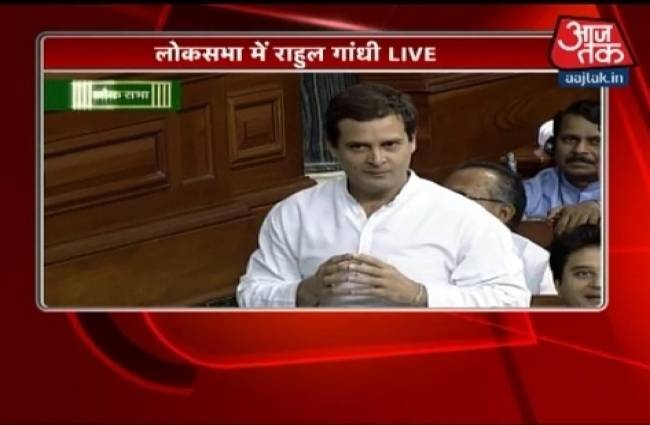 Rahul Gandhi Attacks On PM narendra Modi In Parliament