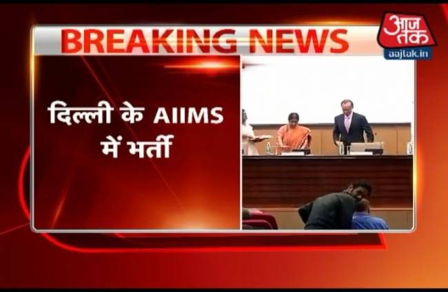 विदेश मंत्री सुषमा स्वराज अस्पताल में भर्ती