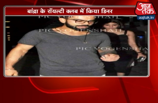 विराट ने गर्लफ्रेंड अनुष्का के साथ किया डिनर