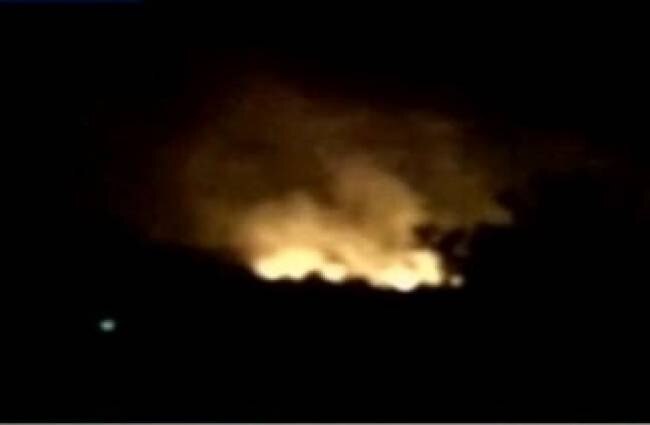 सेना के हेडक्वार्टर में गोला-बारूद डिपो में भीषण आग