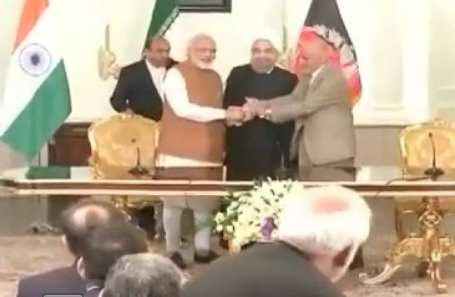 भारत, ईरान और अफगानिस्तान के बीच समझौता