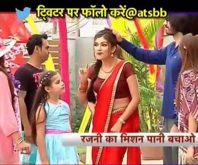 रजनी ने बिन पानी किया रेन डांस!