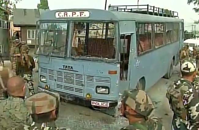 पंपोर में आतंकी हमला