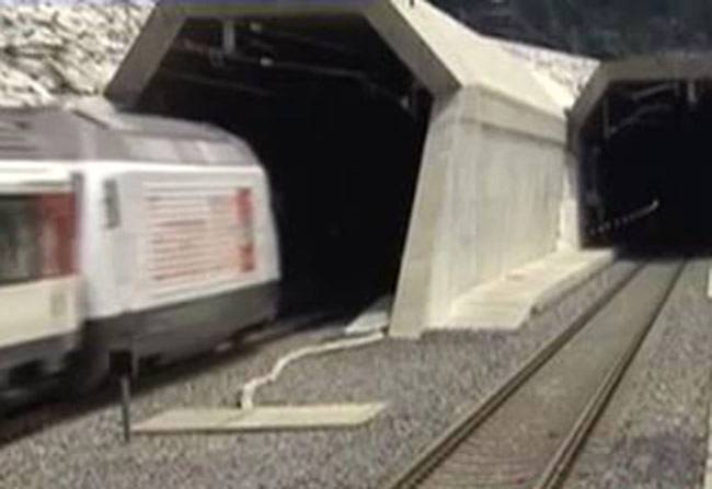 देखिए दुनिया की सबसे लंबी रेल सुरंग!