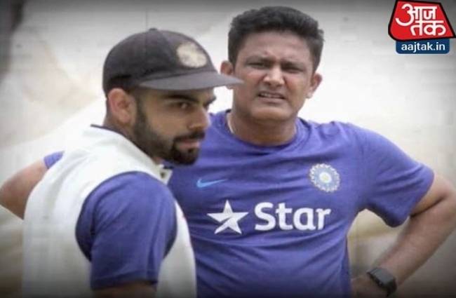 कोच कुंबले की टीम का पहला टेस्ट