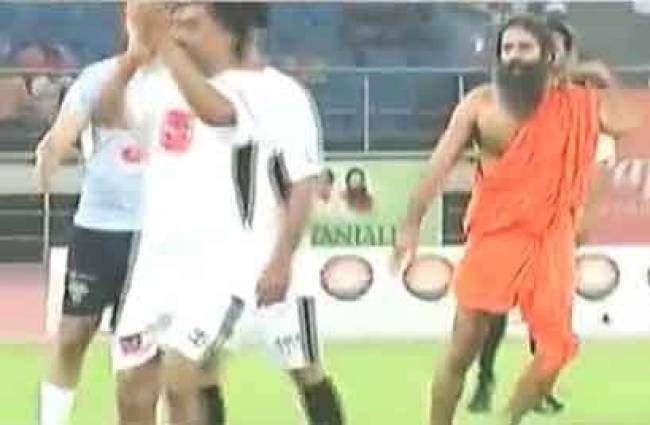 मैदान पर बाबा रामदेव