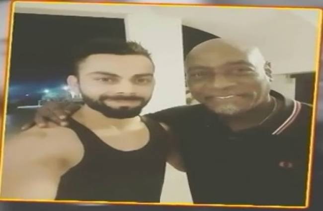 विराट कोहली और विव रिजर्ड्स