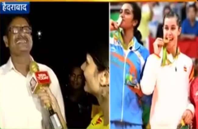 सिंधू के पिता