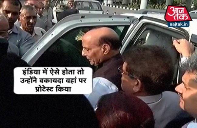 राजनाथ का भाषण दिखाने से डरा पाकिस्तान!