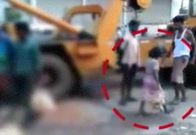 घायल तड़पते रहे, लोग मुर्गियां लूटते रहे