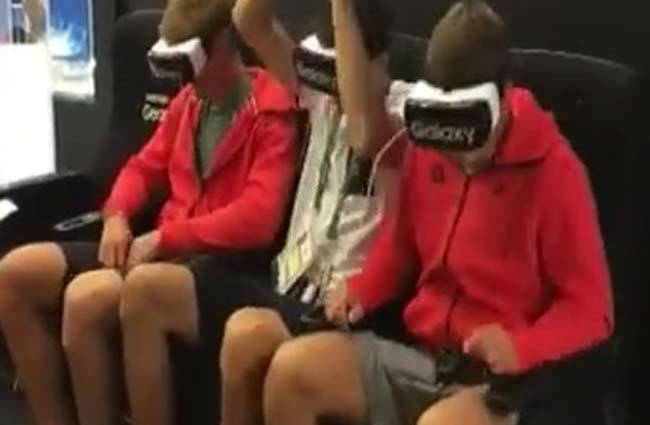 खिलाड़ियों की मस्ती