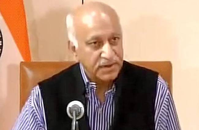 विदेश राज्य मंत्री एमजे अकबर