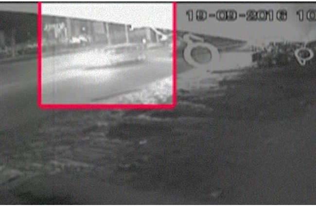 बहू को चलती कार से फेंका, सीसीटीवी में कैद तस्वीरें