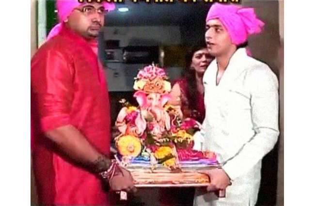 किंशुक-शिव्या के घर से बप्पा की विदाई