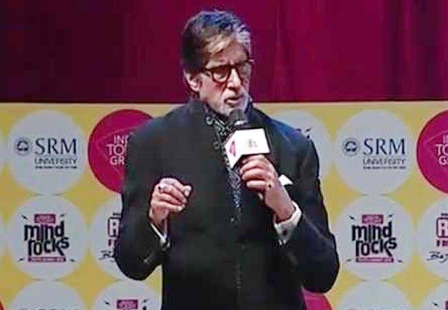 #MindRocks16 के मंच पर 'बिग बी' ने सुनाए फिल्मी डायलॉग