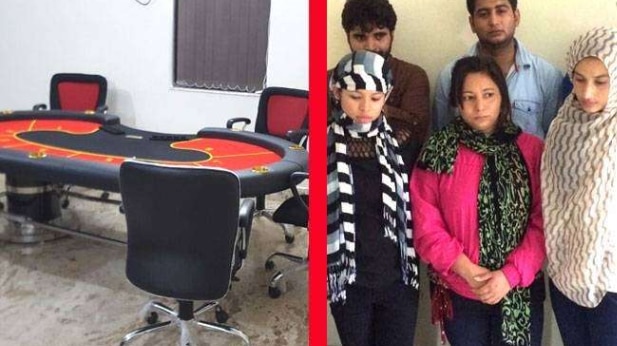 फॉर्म हाउस में चल रहे कसीनो का पर्दाफाश