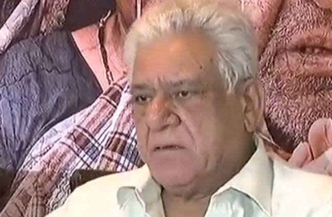 फिल्म अभिनेता ओम पुरी