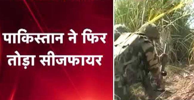 पाकिस्तान ने फिर किया सीजफायर का उल्लंघन