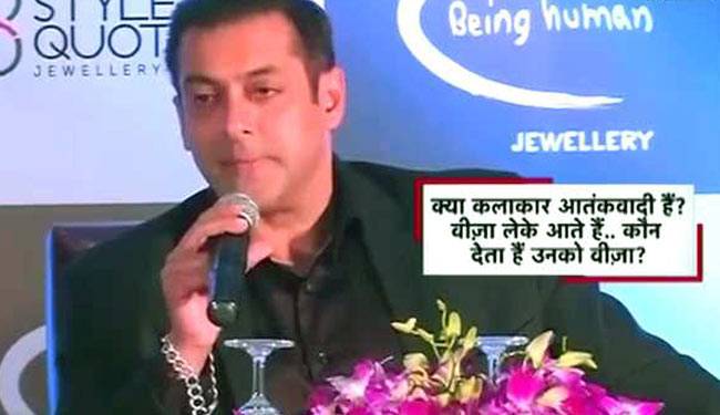 PAK कलाकारों के समर्थन पर फंसे सलमान!