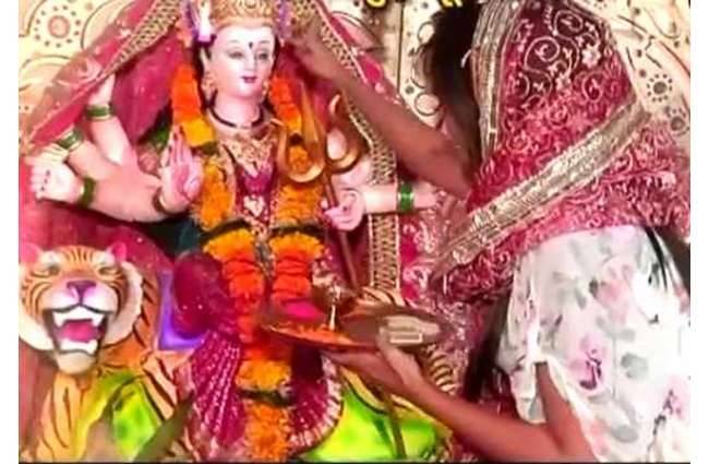 टीवीपुर में भी मनाई जा रही है नवरात्रि