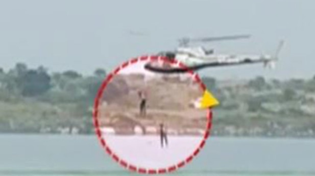 झील के 50 फीट ऊपर से मौत का स्टंट!