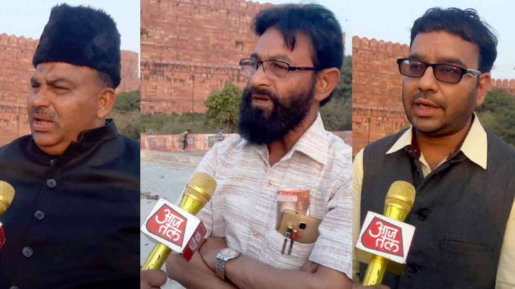 आगरा के मुस्लिम पीएम के बयान से नाखुश नजर आ रहे हैं