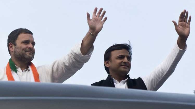कांग्रेस उपाध्यक्ष राहुल गांधी और सीएम अखिलेश यादव