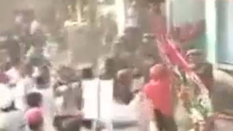 गठबंधन और बीजेपी कार्यकर्ताओं में झड़प