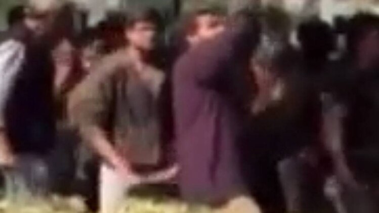 रामजस कॉलेज में लगे नारे