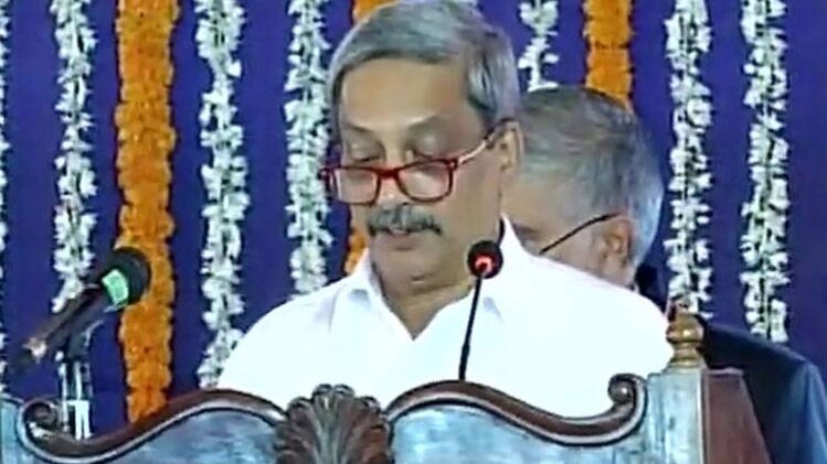 गोवा के मुख्यमंत्री मनोहर पर्रिकर