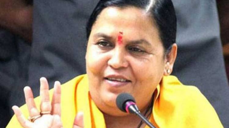 केंद्रीय मंत्री उमा भारती