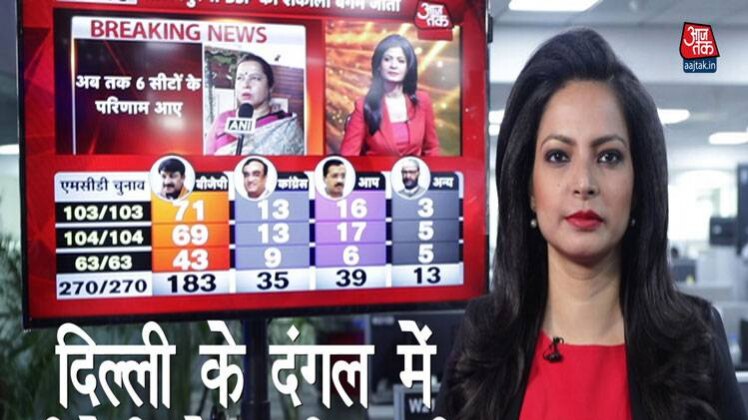 एमसीडी चुनाव में बीजेपी को प्रचंड जीत