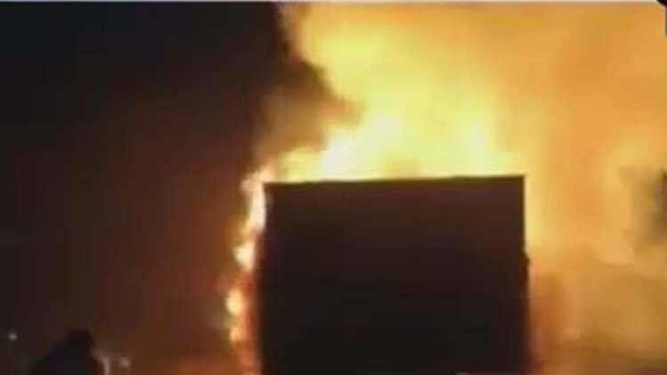 सड़क हादसे में युवक की मौत के बाद हंगामा