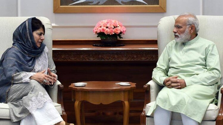 पीएम मोदी और महबूबा मुफ्ती