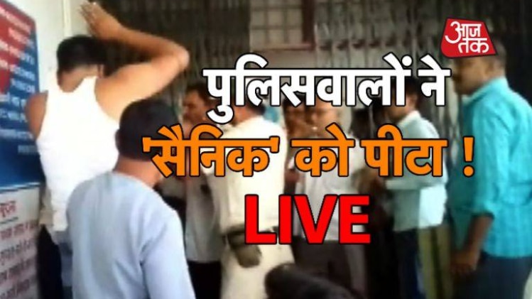 बिहार पुलिस की करतूत कैमरे में कैद...