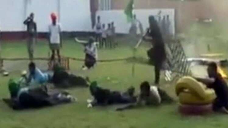 बजरंग दल के कार्यकर्ताओं का ट्रेनिंग कैंप