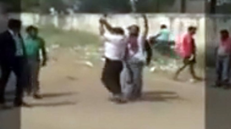 मुरादाबाद में मारपीट